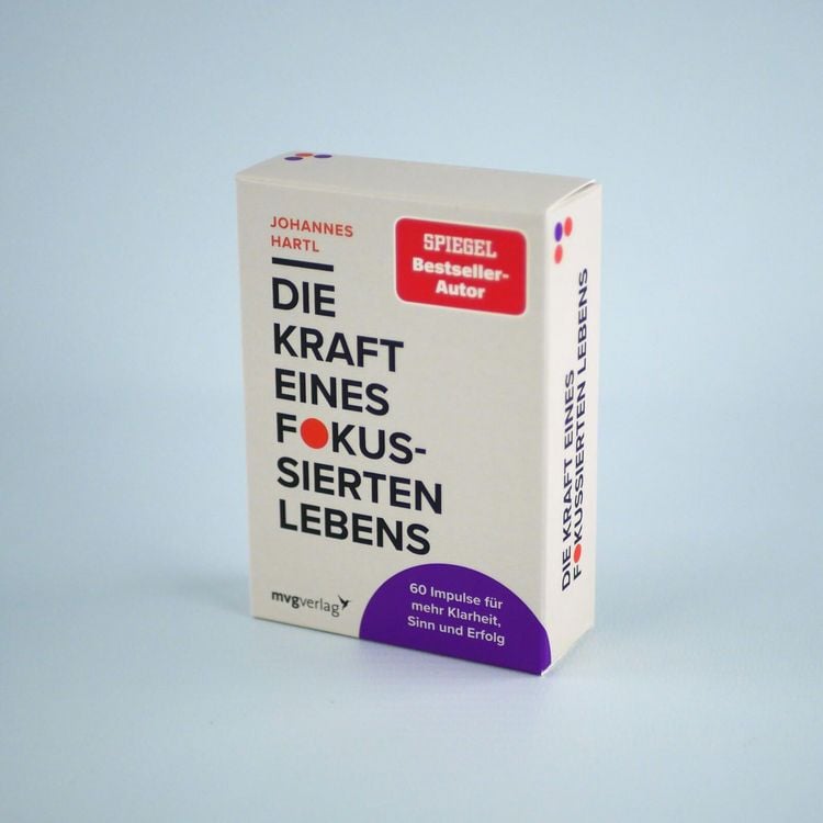Produktbild: Die Kraft eines fokussierten Lebens - 60 Impulse f&uuml;r mehr Klarheit, Sinn und Erfolg
