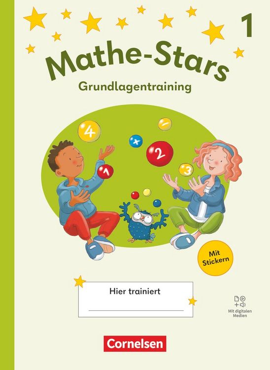 Produktbild: Mathe-Stars - Grundlagentraining Ausgabe ab 2025 - 1. Schuljahr