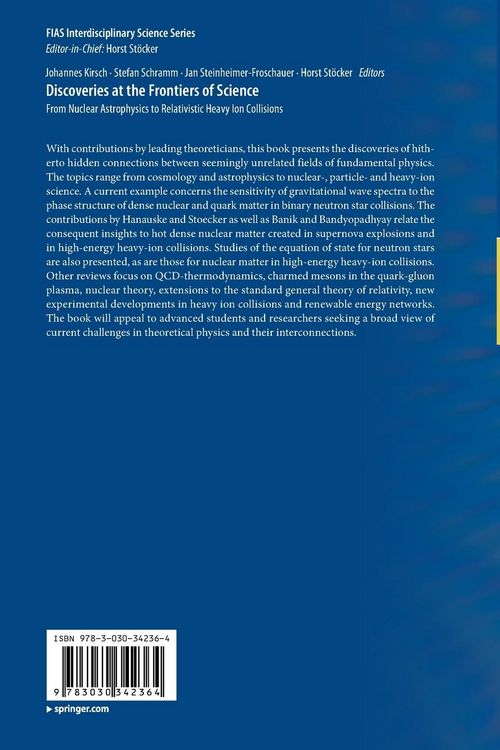 Produktbild: Discoveries at the Frontiers of Science