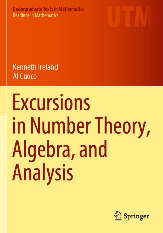 Produktbild: Excursions in Number Theory, Algebra, and Analysis