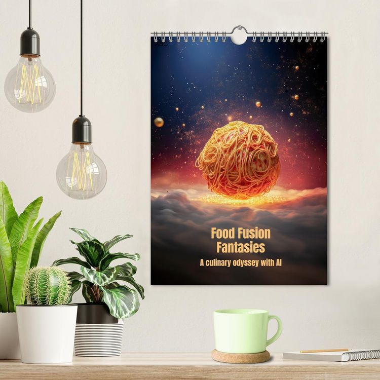 Produktbild: Food Fusion Fantasies (Wall Calendar 2026 DIN A4 portrait), CALVENDO 12 Month Wall Calendar