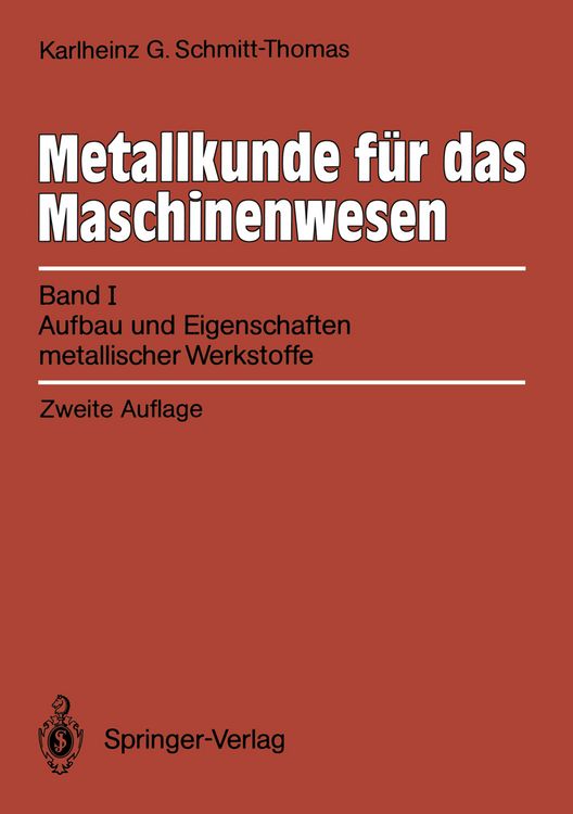 Produktbild: Metallkunde f&uuml;r das Maschinenwesen