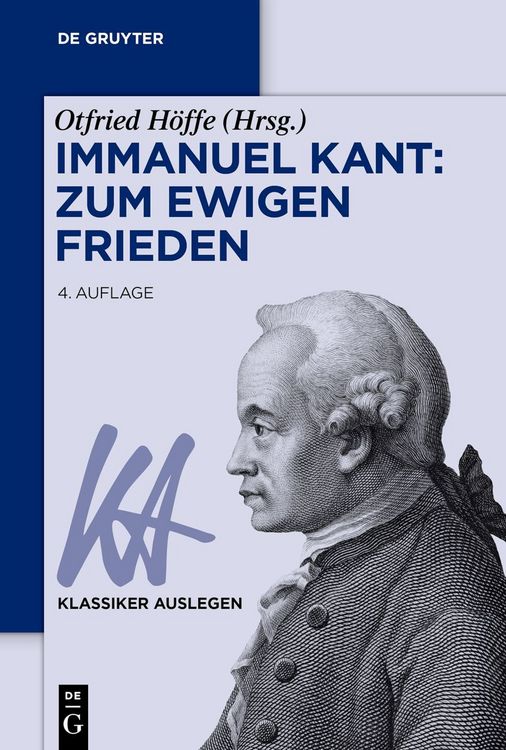Produktbild: Immanuel Kant: Zum ewigen Frieden