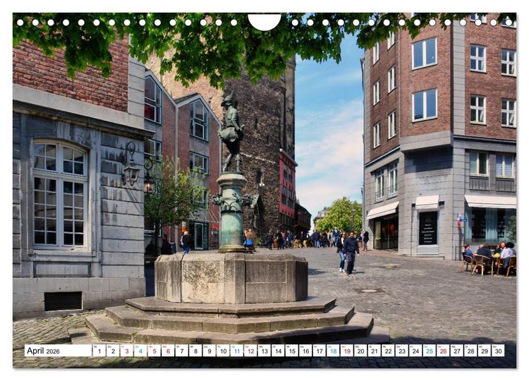 Produktbild: Aachen - Ansichtssache (Wandkalender 2026 DIN A4 quer), CALVENDO Monatskalender
