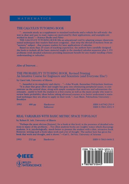 Produktbild: The Calculus Tutoring Book