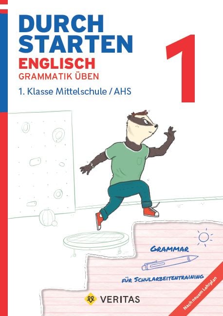 Produktbild: Durchstarten Englisch 1. Klasse Mittelschule/AHS Grammatik &uuml;ben