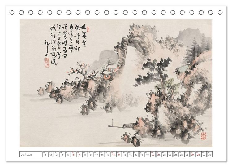 Produktbild: Yoshitsugu Haizan (Tischkalender 2026 DIN A5 quer), CALVENDO Monatskalender