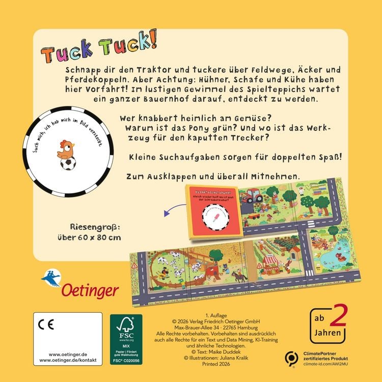 Produktbild: Mein Spielteppich-Buch. Bauernhof