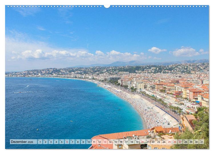 Produktbild: S&uuml;dfrankreich - C&ocirc;te d&rsquo;Azur (Wandkalender 2026 DIN A2 quer), CALVENDO Monatskalender