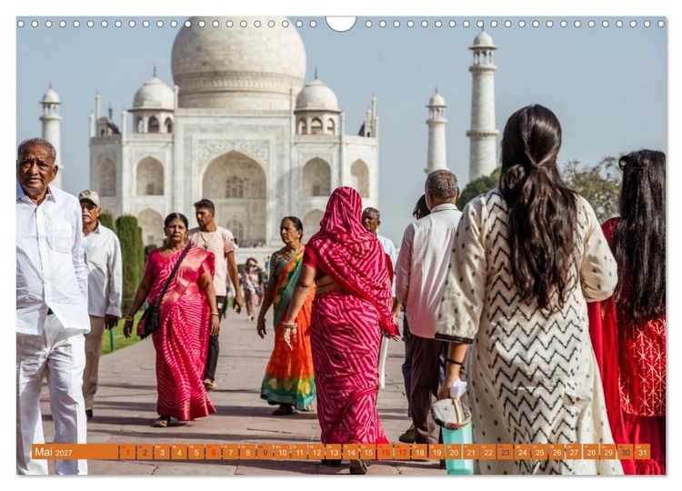 Produktbild: Indien Goldenes Dreieck (Wandkalender 2027 DIN A3 quer), CALVENDO Monatskalender