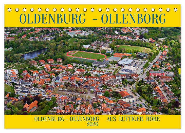 Produktbild: OLDENBURG OLLENBORG (Tischkalender 2026 DIN A5 quer), CALVENDO Monatskalender