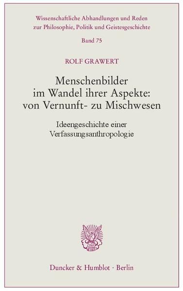Produktbild: Menschenbilder im Wandel ihrer Aspekte: von Vernunft- zu Mischwesen.