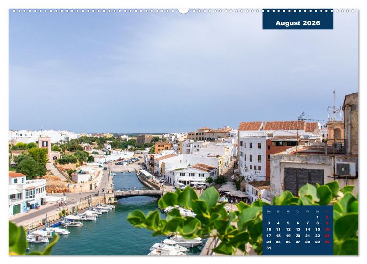Produktbild: Menorca - die kleine Schwester von Mallorca (hochwertiger Premium Wandkalender 2026 DIN A2 quer), Kunstdruck in Hochglanz