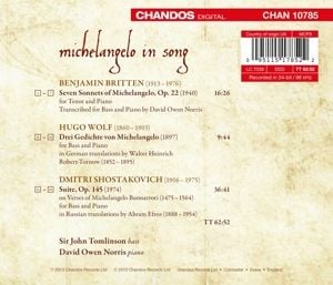 Produktbild: Michelangelo-Vertonungen