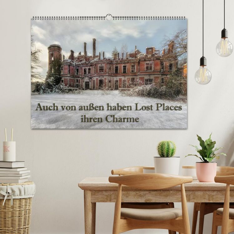 Produktbild: Auch von au&szlig;en haben Lost Places ihren Charme (Wandkalender 2026 DIN A2 quer), CALVENDO Monatskalender