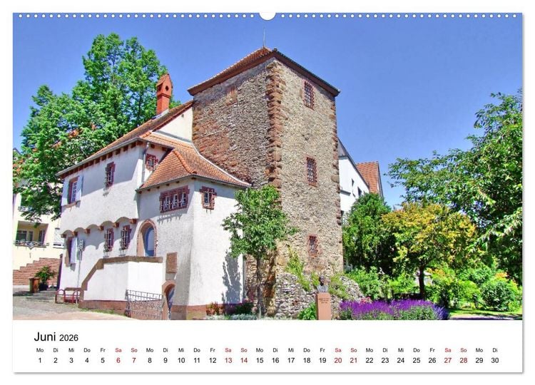 Produktbild: Wiesloch - Spaziergang durch die Altstadt (Wandkalender 2026 DIN A2 quer), CALVENDO Monatskalender