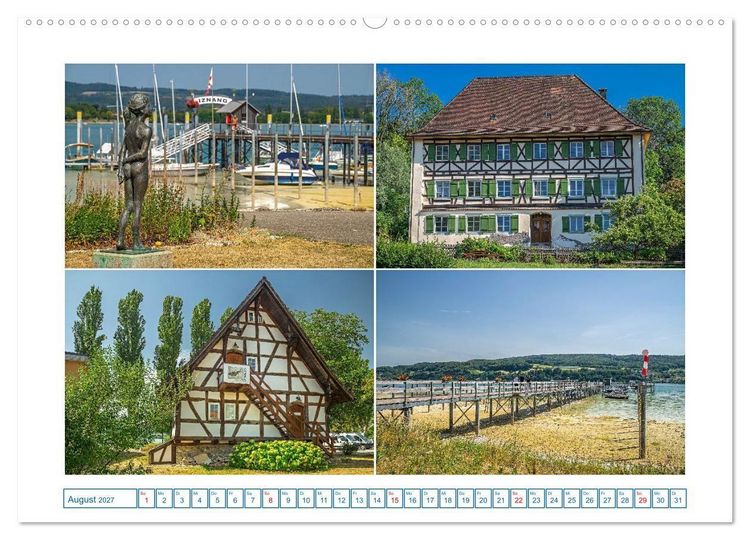 Produktbild: Die H&ouml;ri - malerische Halbinsel am westlichen Bodensee (hochwertiger Premium Wandkalender 2027 DIN A2 quer), Kunstdruck in Hochglanz