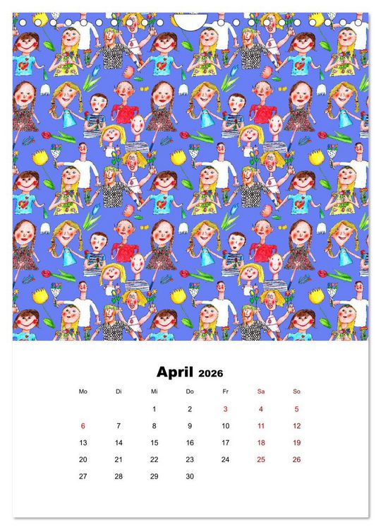 Produktbild: MUSTERMACKE (Wandkalender 2026 DIN A4 hoch), CALVENDO Monatskalender