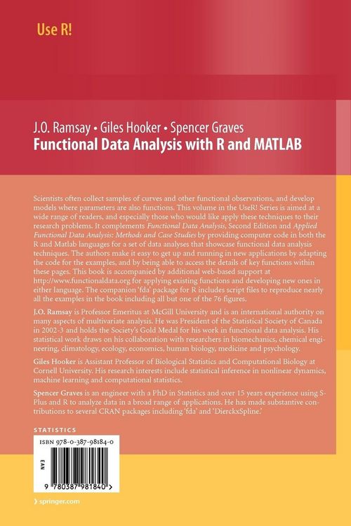 Produktbild: Functional Data Analysis with R and MATLAB