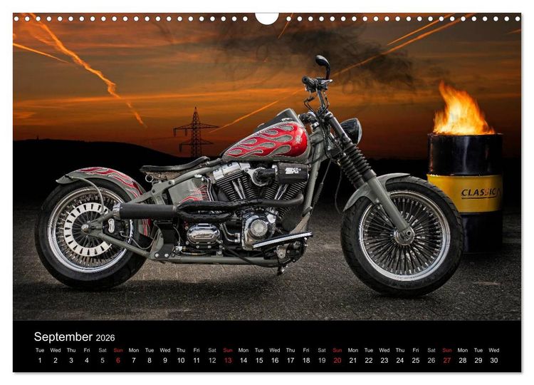 Produktbild: Motorbike Dreams (Wall Calendar 2026 DIN A3 landscape), CALVENDO 12 Month Wall Calendar