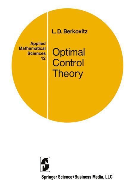 Produktbild: Optimal Control Theory