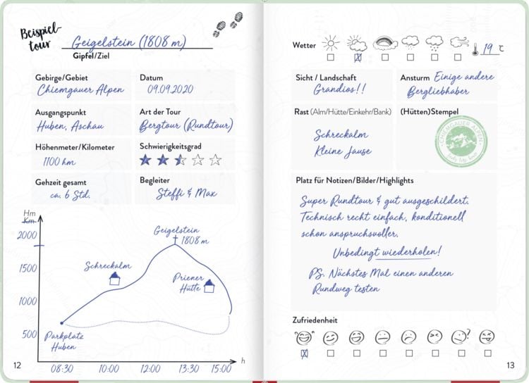 Produktbild: Wandertagebuch