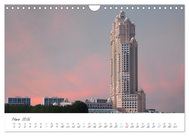 Produktbild: Abu Dhabi, eine Stadt der Zukunft. (Wandkalender 2026 DIN A4 quer), CALVENDO Monatskalender