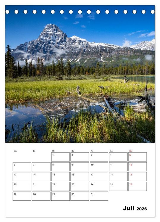 Produktbild: Mein Sch&ouml;nes Kanada (Tischkalender 2026 DIN A5 hoch), CALVENDO Monatskalender