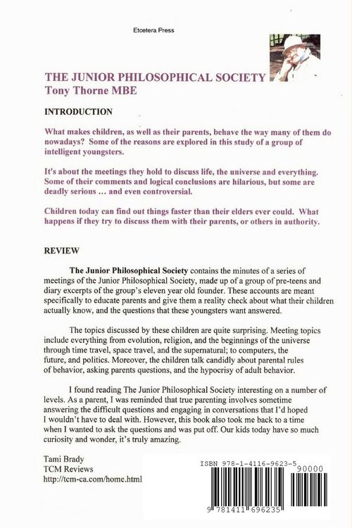 Produktbild: The Junior Philosophical Society