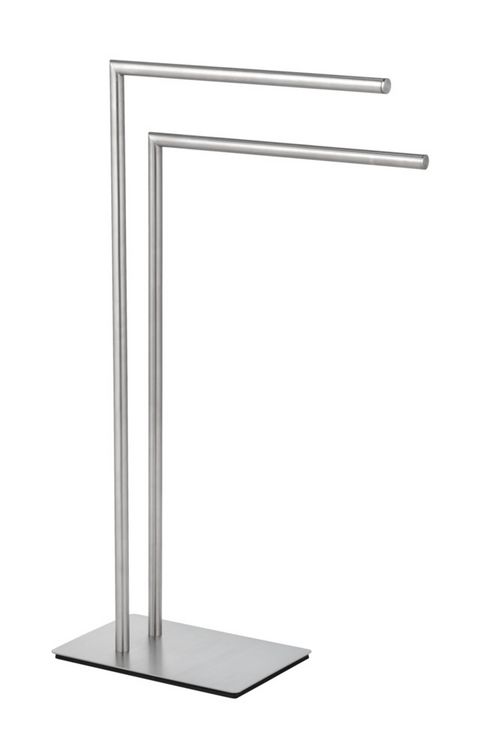 Produktbild: Handtuchst&auml;nder Mod. Recco Edelstahl satiniert, schwere Bodenplatte f&uuml;r sicheren Stand