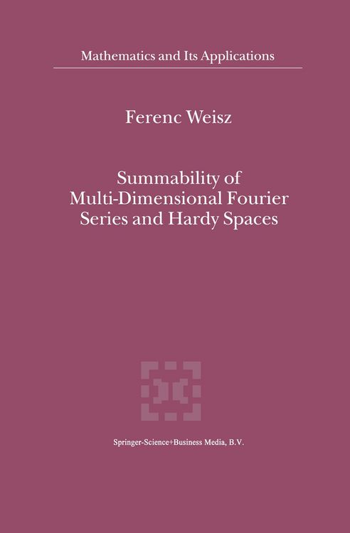 Produktbild: Summability of Multi-Dimensional Fourier Series and Hardy Spaces