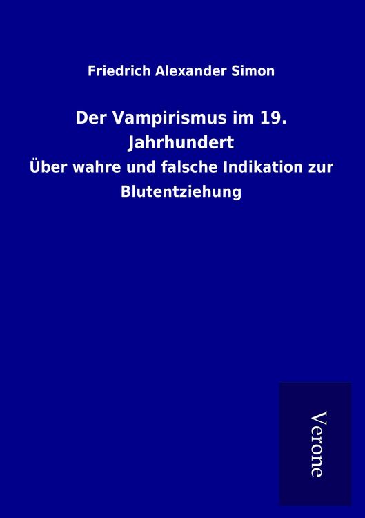 Produktbild: Der Vampirismus im 19. Jahrhundert