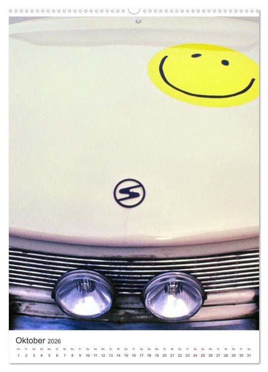 Produktbild: Auto-Land DDR - Trabant und Wartburg (hochwertiger Premium Wandkalender 2026 DIN A2 hoch), Kunstdruck in Hochglanz