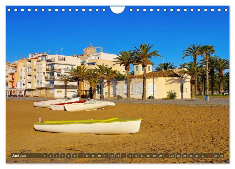 Produktbild: Costa de Ponent - Unterwegs zwischen Barcelona und Tarragona (Wandkalender 2026 DIN A4 quer), CALVENDO Monatskalender
