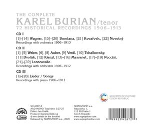 Produktbild: Karel Burian-Die Aufnahmen 1906-1913
