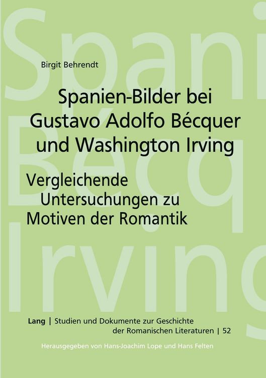 Produktbild: Spanien-Bilder bei Gustavo Adolfo B&eacute;cquer und Washington Irving