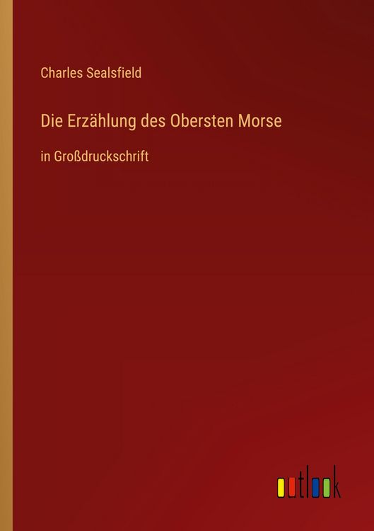 Produktbild: Die Erz&auml;hlung des Obersten Morse