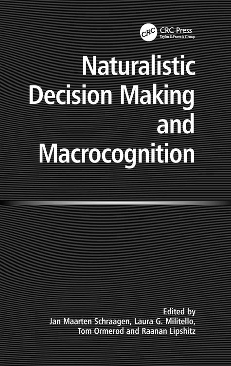 Produktbild: Naturalistic Decision Making and Macrocognition