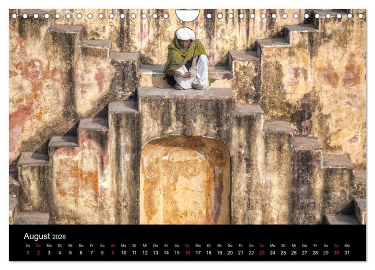 Produktbild: Indiens Gesichter (Wandkalender 2026 DIN A4 quer), CALVENDO Monatskalender