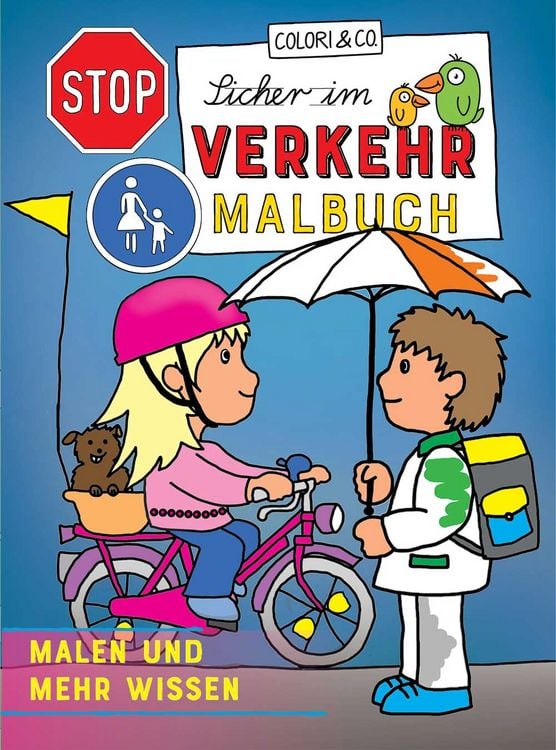 Produktbild: Sicher im Verkehr Malbuch