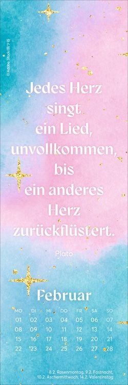 Produktbild: Romance Lesezeichen & Kalender 2027