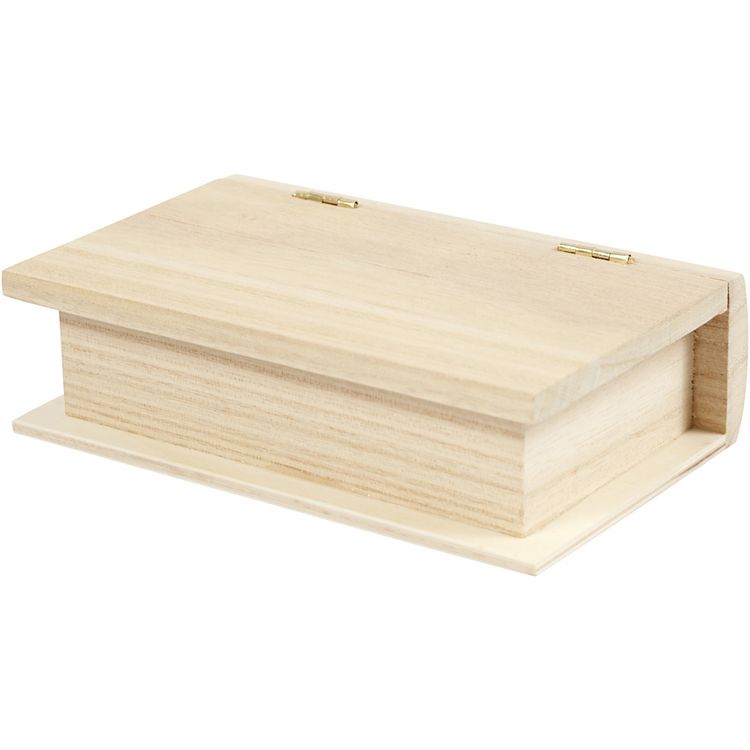 Produktbild: Creativ Company Holzbox in Buchform, Gr&ouml;&szlig;e 14x9x4 cm, 1 Stk