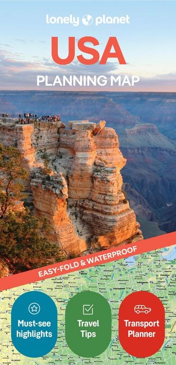 Produktbild: Lonely Planet USA Planning Map