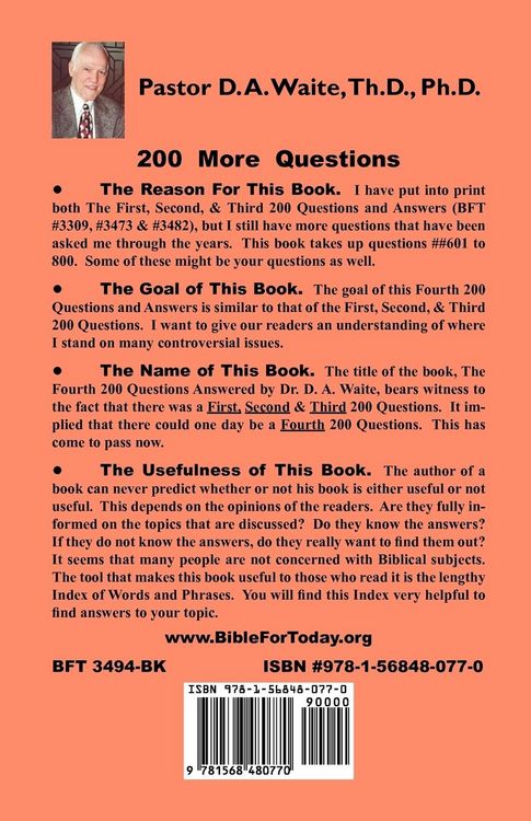 Produktbild: The Fourth 200 Questions Answered