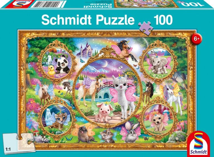 Produktbild: Animal Club, Einhorn-Tierwelt (Kinderpuzzle)