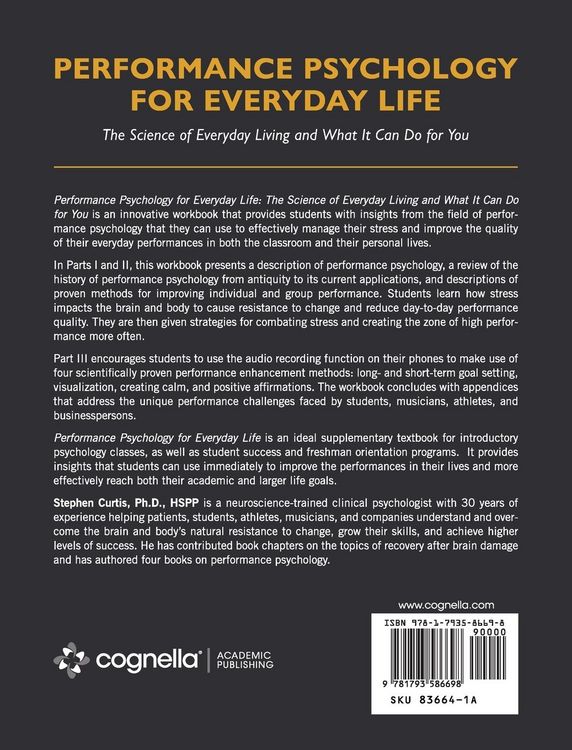Produktbild: Performance Psychology for Everyday Life