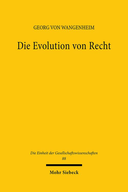 Produktbild: Die Evolution von Recht