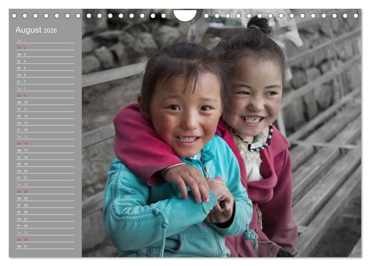 Produktbild: Kinder aus den Kulturen unserer Welt (Wandkalender 2026 DIN A4 quer), CALVENDO Monatskalender