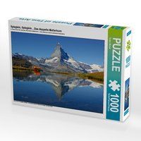 Produktbild: CALVENDO Puzzle Spieglein, Spieglein....Das doppelte Matterhorn 1000 Teile Lege-Gr&ouml;&szlig;e 64 x 48 cm Foto-Puzzle Bild von Susan Michel