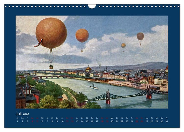 Produktbild: Historisches Frankfurt am Main von 1888 bis 1918 (Wandkalender 2026 DIN A3 quer), CALVENDO Monatskalender